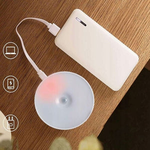 2 db 16 LED - es Mozgásérzékelős Éjszakai Lámpa – USB - s, Sárga Fényű - BShopy