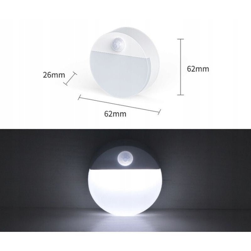 2 db Mozgásérzékelő LED Fali Lámpa – Vezeték Nélküli - BShopyelemes fali lámpaenergiatakarékos LEDLED fali lámpa06977547960514_2