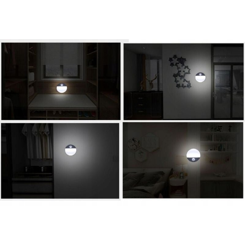 2 db Mozgásérzékelő LED Fali Lámpa – Vezeték Nélküli - BShopyelemes fali lámpaenergiatakarékos LEDLED fali lámpa06977547960514_3