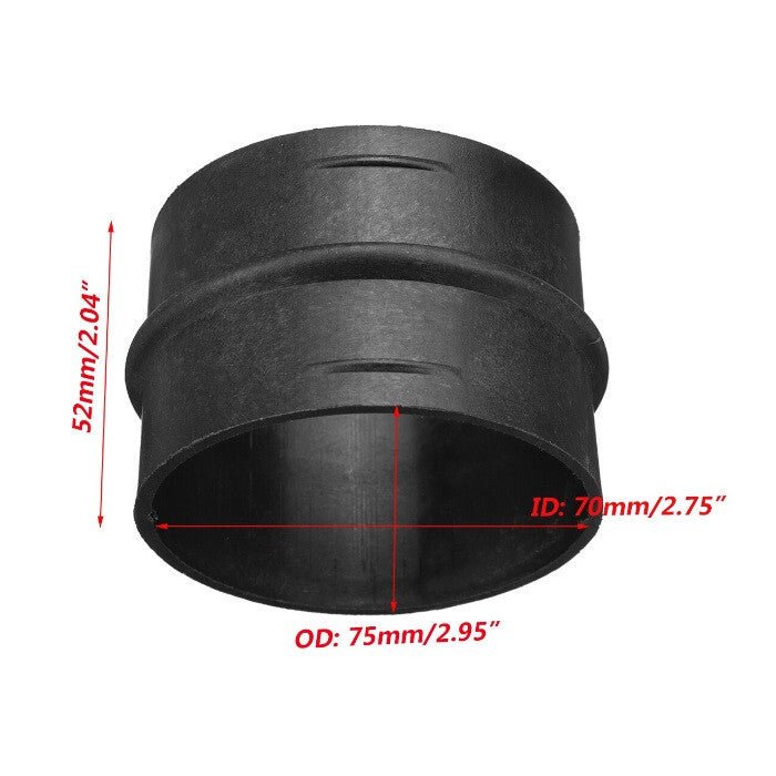 75 mm Csőcsatlakoztató Caberre Parkolófűtéshez - Fekete - BShopy75 mm csőcsatlakozóautó alkatrészautó fűtés csőcsatlakozásG5572 - SKUG79833_1