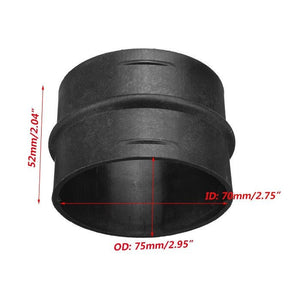 75 mm Csőcsatlakoztató Caberre Parkolófűtéshez - Fekete - BShopy
