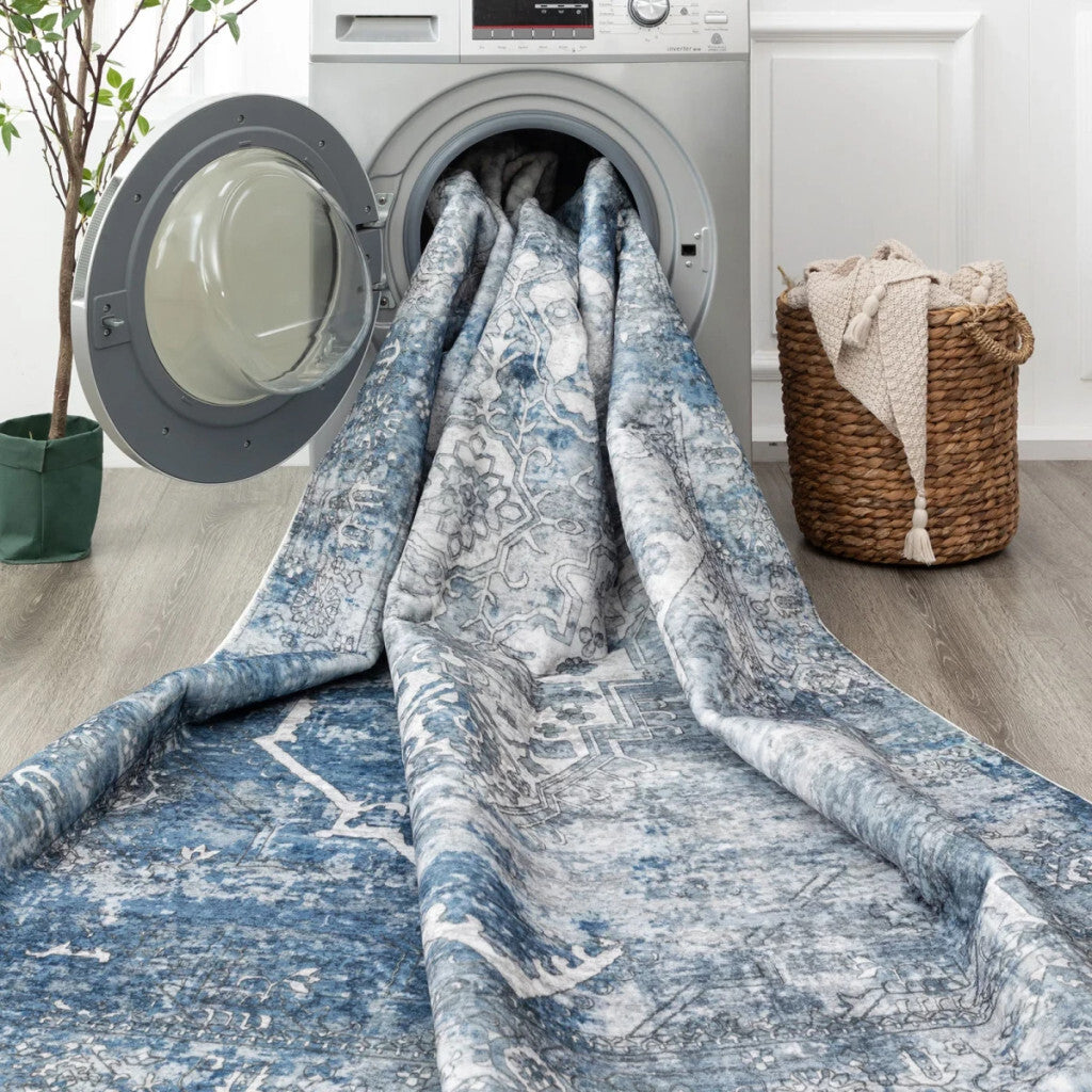 Taleta Moonlit Kék-Szürke Vintage Beltéri Szőnyeg 120x170cm