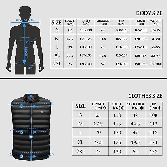 Antelife Fűthető Mellény XL - 3 Hőmérsékleti Szinttel, Uniszex, USB Töltés - BShopyAntelife fűthető mellényfűthető mellényfűthető ruházatX001EA1WRD_2