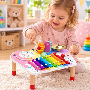 BeebeeRun Musikinstrumente-Set für Kinder - 8-teiliges Musikspielzeug-Set-BShopy