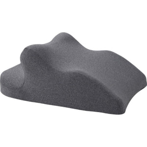 Blux multifunktionales Stützkissen aus Memory-Schaum – Rückenstütze, zum Entspannen und für die Bauchlage (65×46×26 cm, Dunkelgrau) - BShopy