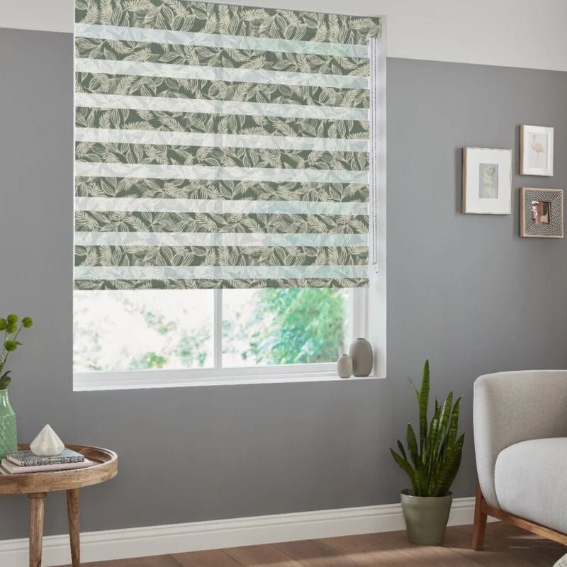 Blux Nappali és Éjszakai Roló 115,5 × 130 cm - Trópusi Zöld - BShopy6971988694724_2