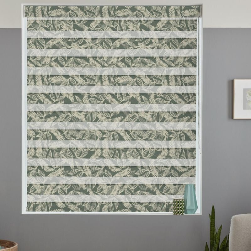 Blux Nappali és Éjszakai Roló 115,5 × 130 cm - Trópusi Zöld - BShopy6971988694724_0