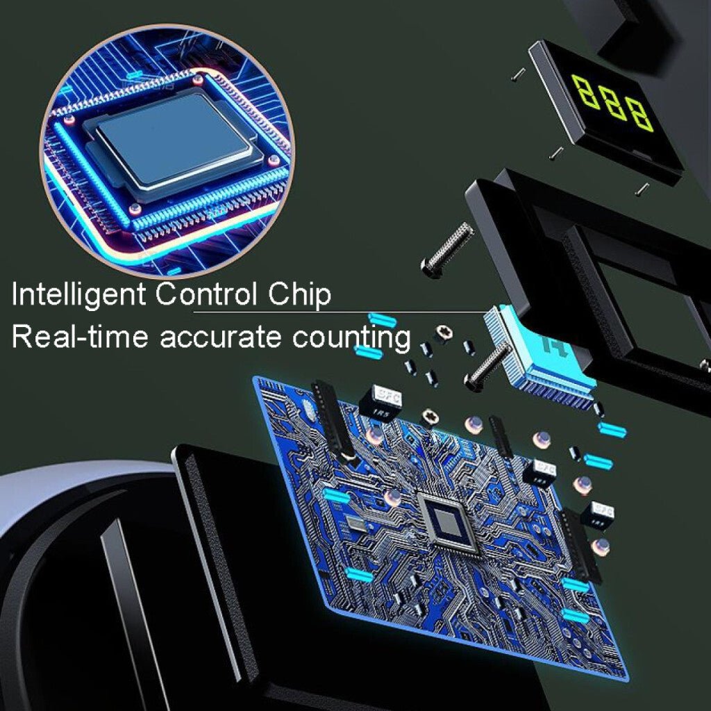 Blux Okos Hulahopp Karika Súllyal – Állítható Méretű max. 110 cm, Lila, Alakformáló Fitness Karika - BShopyB09TTSGHXJ_5