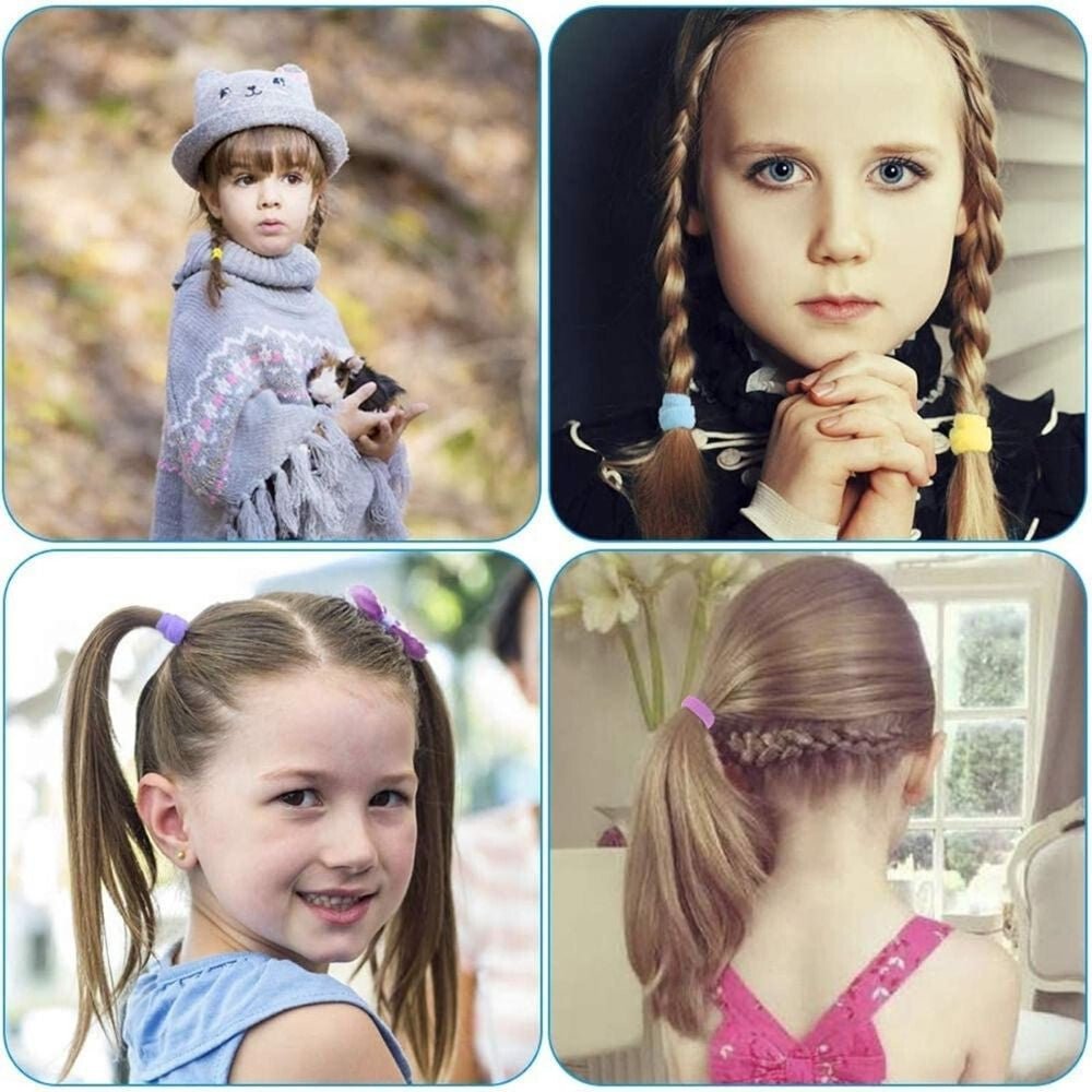 Dadabig 400 db Mini Hajgumi Szett - Puha, Varratmentes, 22 Színben - BShopyX0012QZ9TB_2