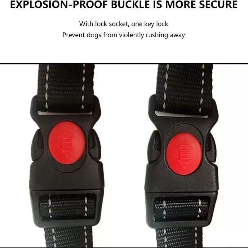 DEKO Piros Kutyahám - M - es Méretű Tartós Kutyanyakörv - BShopyEM0954_3