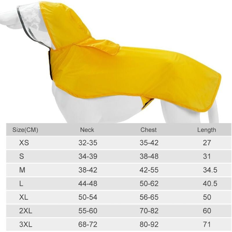 Doglemi S Méretű Esőkabát Kistestű Kutyáknak - Sárga - BShopy6932205246331_5