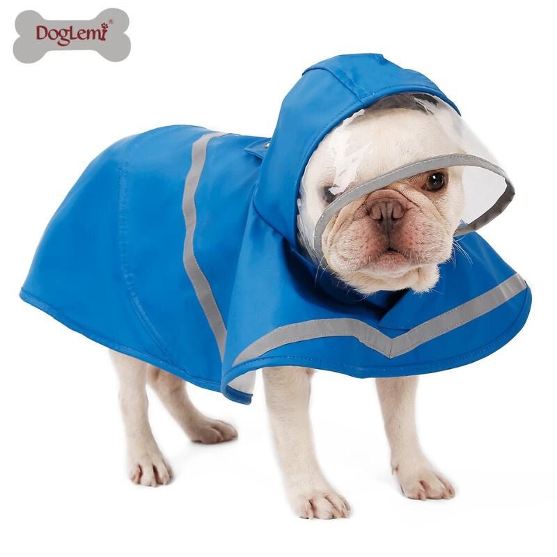 Doglemi S Méretű Kutya Esőkabát, Kistestű Kutyáknak - Kék - BShopy6932205246409_0