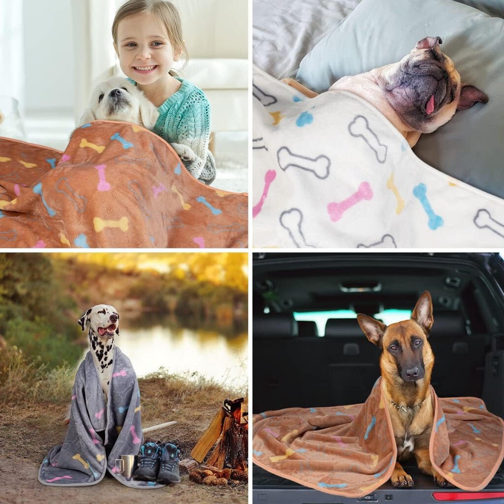 Dono Puha Kisállat - és Kanapétakaró 3db Fehér/Szürke/Barna M 76x52cm - BShopyX001O6LHYP_6