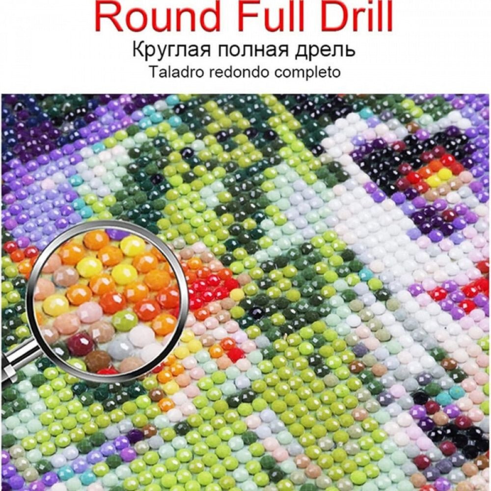 Gyémántfestő Készlet Oroszlán Mintával - Kreatív DIY Kézműves Szett - BShopy