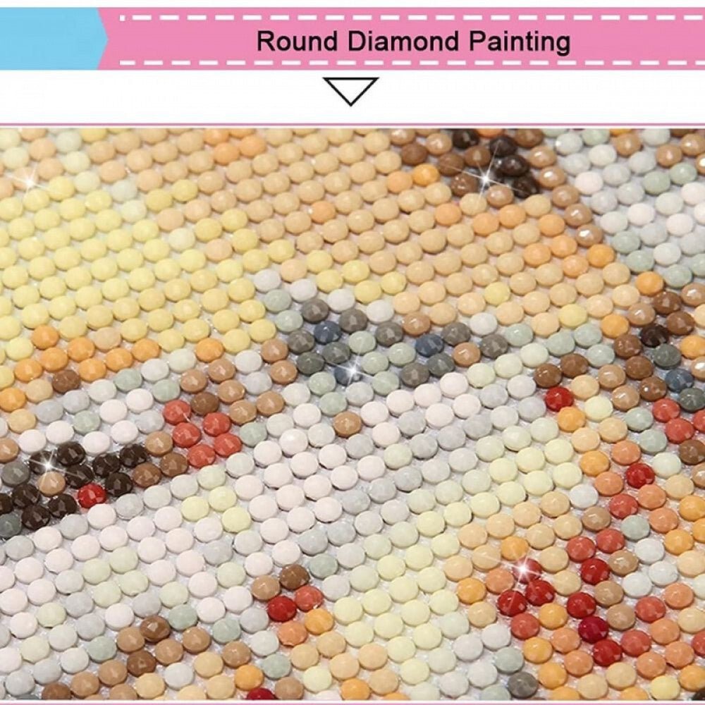 Gyémántfestő Készlet Oroszlán Mintával - Kreatív DIY Kézműves Szett - BShopy