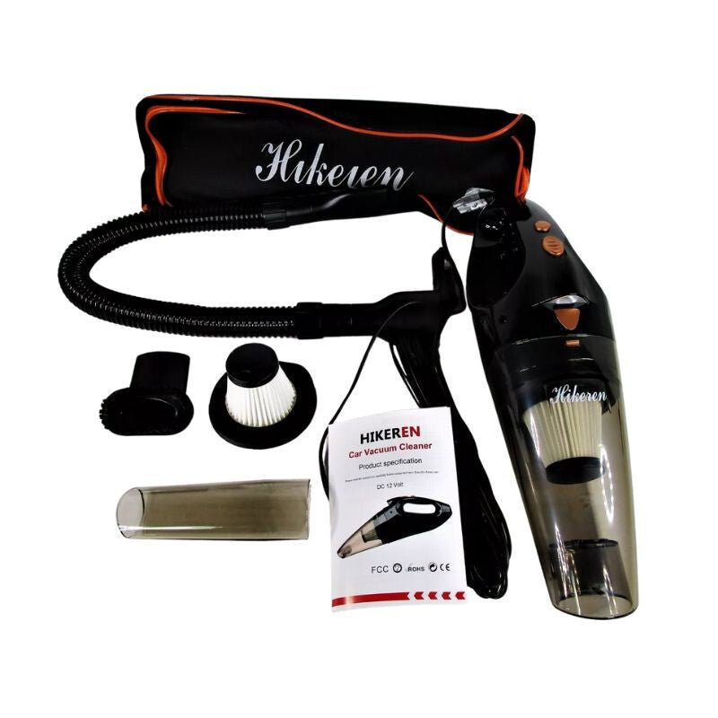 Hikeren Hordozható Autós Kézi Porszívó 12 V - 106 W, HEPA - Szűrős - BShopy