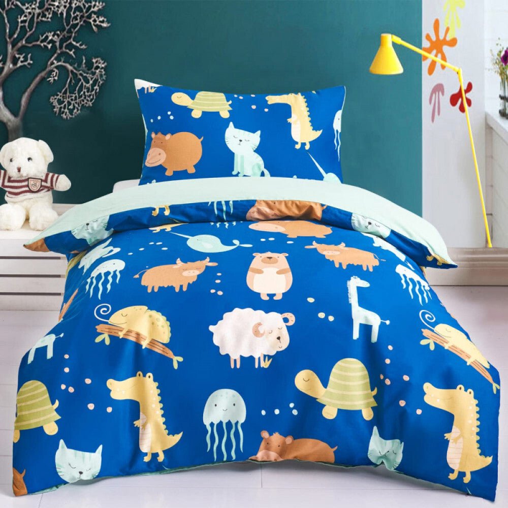 Hoshom Gyermek Ágynemű Szett - Puha, Mosható Gyerek Paplan és Párna - BShopyX001HI5M4B_0