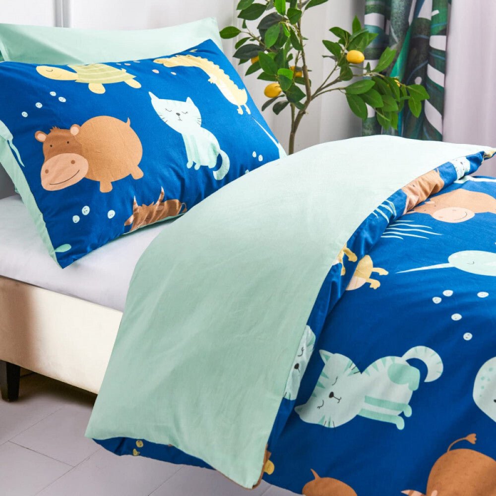 Hoshom Gyermek Ágynemű Szett - Puha, Mosható Gyerek Paplan és Párna - BShopyX001HI5M4B_2