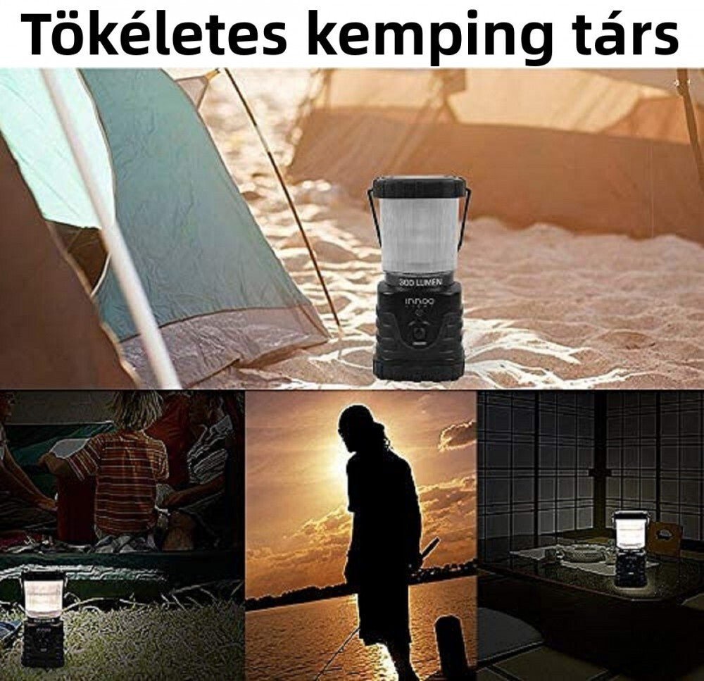 Innoo 300 Lumenes Kempinglámpa - Hordozható, Kültéri Világítás - BShopyX000KGCZ69_1