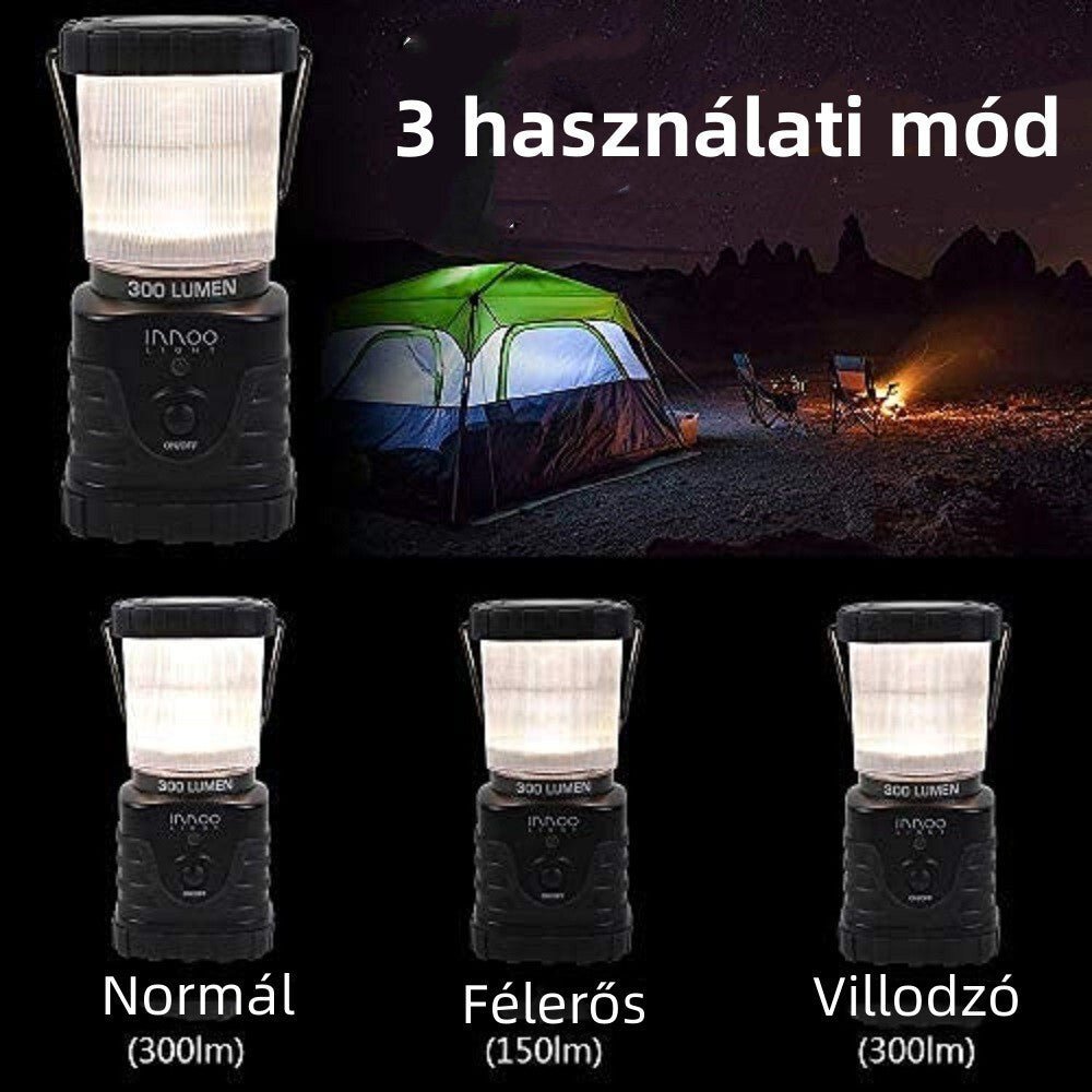 Innoo 300 Lumenes Kempinglámpa - Hordozható, Kültéri Világítás - BShopyX000KGCZ69_3