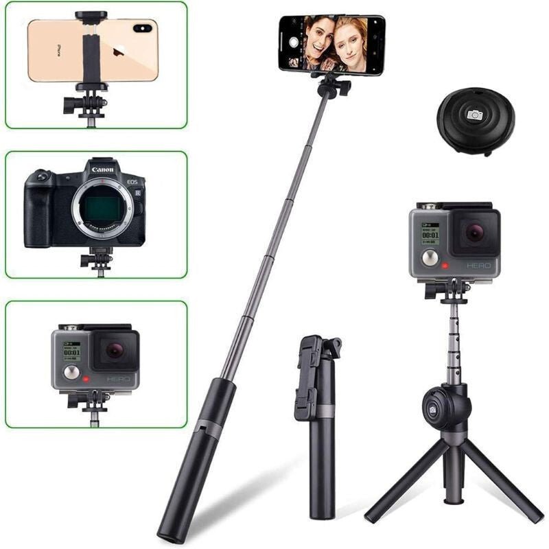 InnoTech Multifunkciós Szelfibot - Bluetooth Távirányítóval, Állítható Hosszúsággal - BShopyX000XMOB7B_1