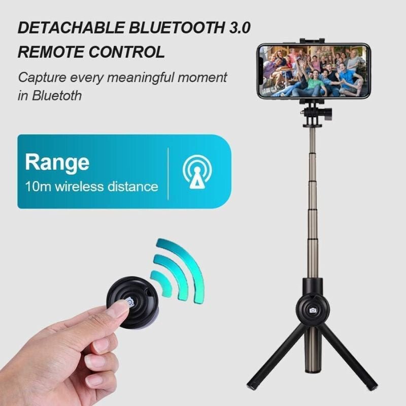 InnoTech Multifunkciós Szelfibot - Bluetooth Távirányítóval, Állítható Hosszúsággal - BShopyX000XMOB7B_2