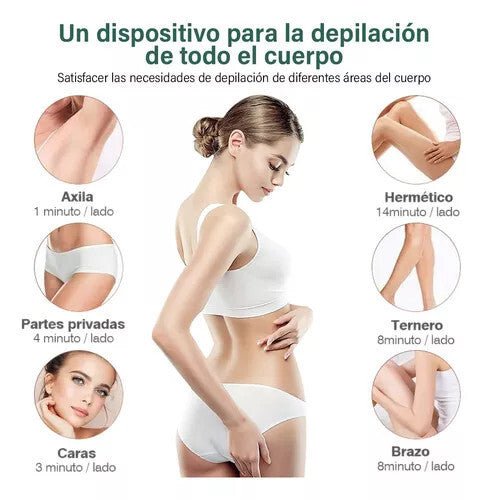 IPL Szőrtelenítő Készülék Otthoni Használatra - Rózsaszín - Bronz, 5 Erősségi Fokozat - BShopyX001PINK001_8