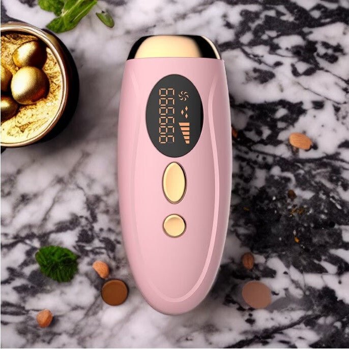 IPL Szőrtelenítő Készülék Otthoni Használatra - Rózsaszín - Bronz, 5 Erősségi Fokozat - BShopyX001PINK001_1