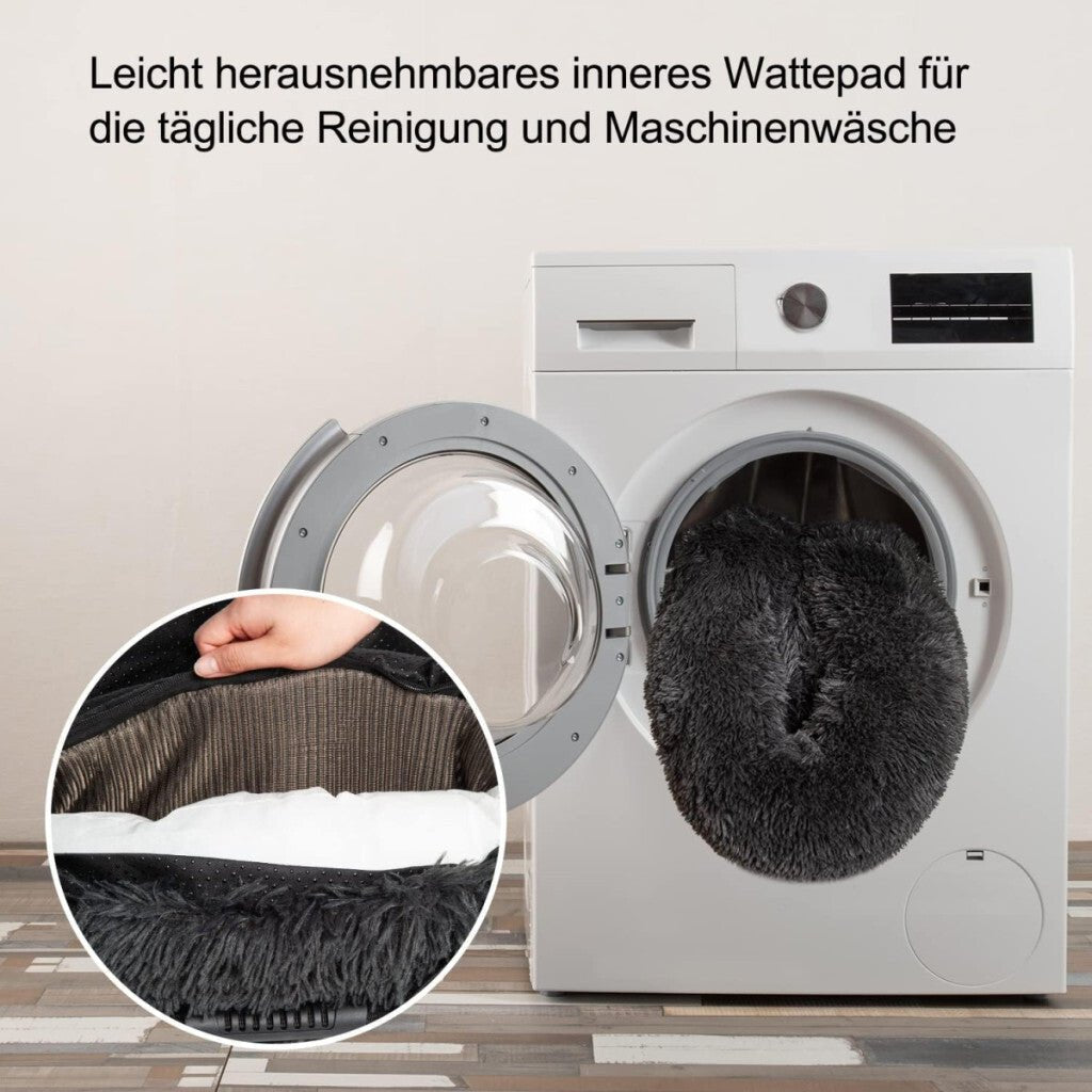 Jollywoods Kanapévédő Kutyaágy Kis - és Közepes Méretű Kutyáknak Fekete S (75x 95x15cm) - BShopy