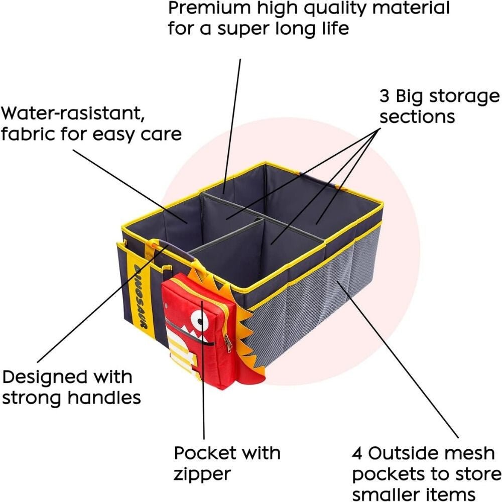 Joonly Dinós Tárolódoboz Csomagtartóba - BShopy