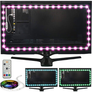 Luminoodle Color RGB TV Háttérvilágítás – Színváltós LED Szalag Monitorokhoz és TV - khez - BShopy