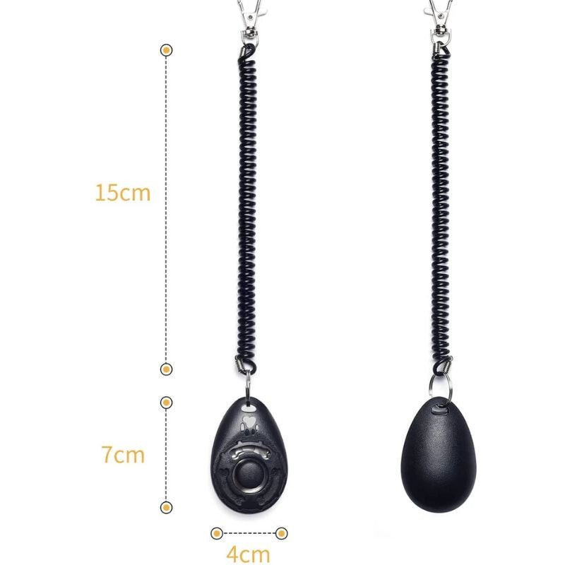 LZGOPE Kutyás Clicker Csuklóra Akasztós, 5 Db - Narancssára, Citromsárga, Piros, Kék, Fekete - BShopyB0CPJ4CNDL_1