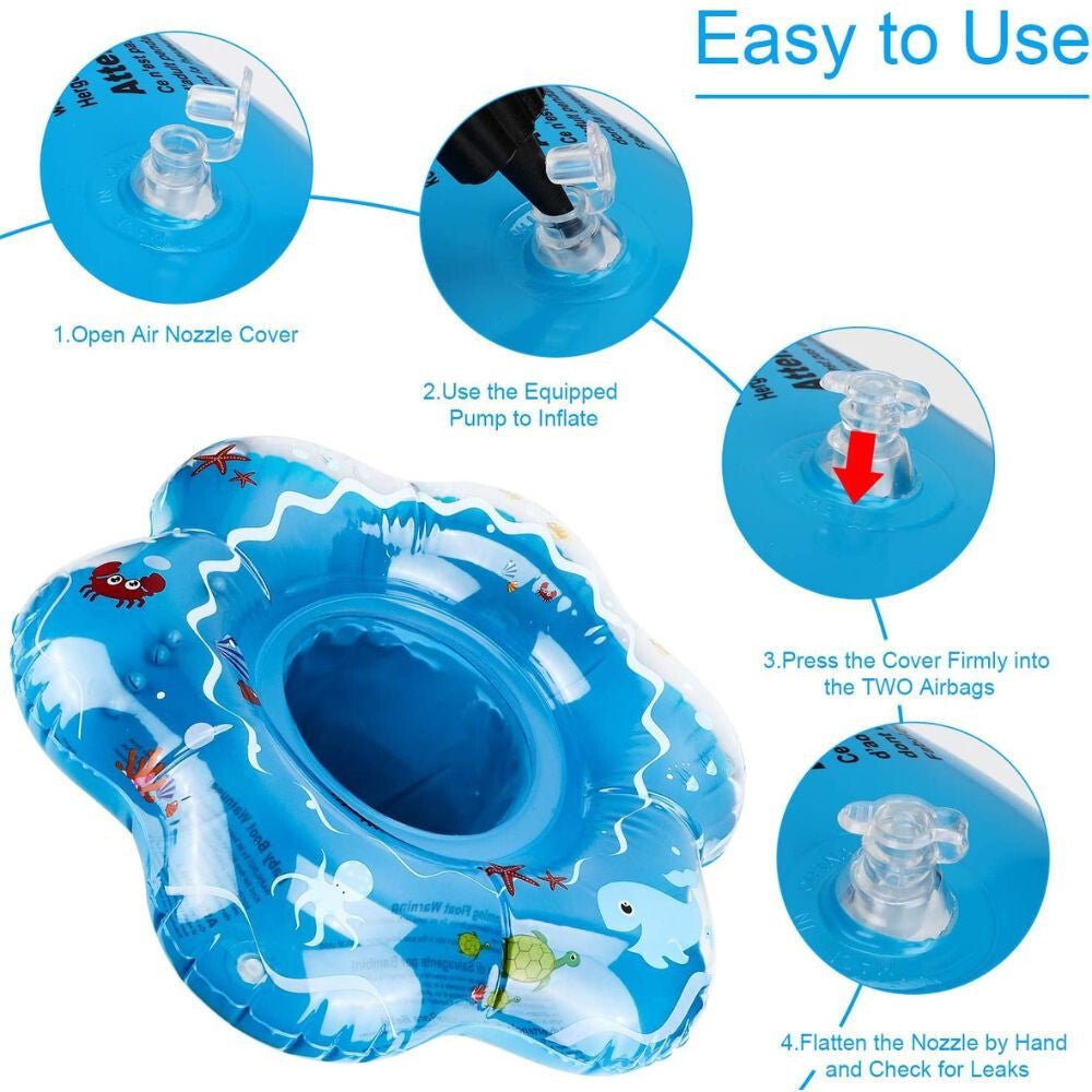 Magicfun Gyermek Úszógumi 66 cm, Pumpával - PVC, Békajátékkal - BShopyX00161RSYV_3