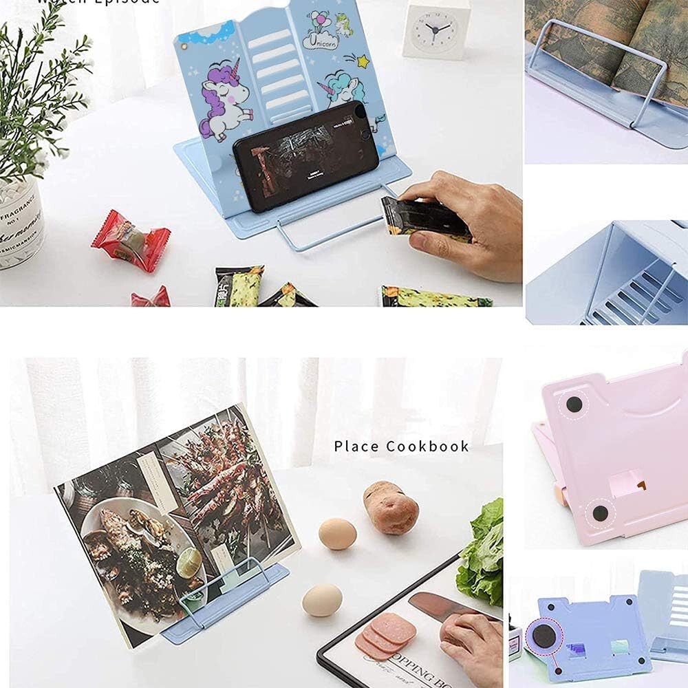 MEISHANG Hordozható Könyvtartó (Fekete) - BShopyX001BTMP41_3