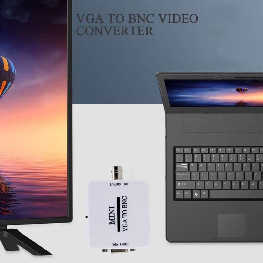 MINTATA2019 Mini VGA/BNC Videókonverter Doboz, Videó Átalakító Adapter - BShopyX0019I0XJD_2