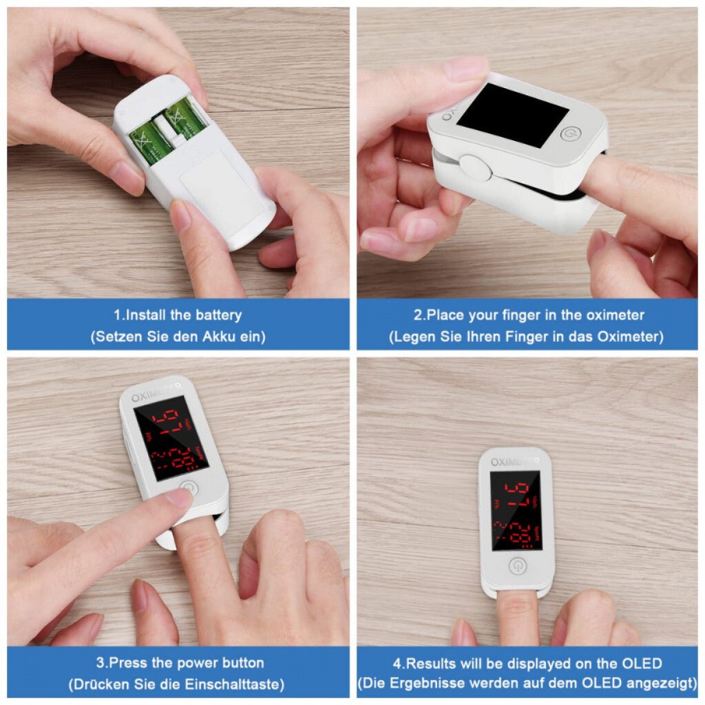 MOMMED LED Kijelzős Ujj - Pulzoximéter - Kompakt Oxigén - és Pulzusmérő - BShopyB09BR2TK9N_5