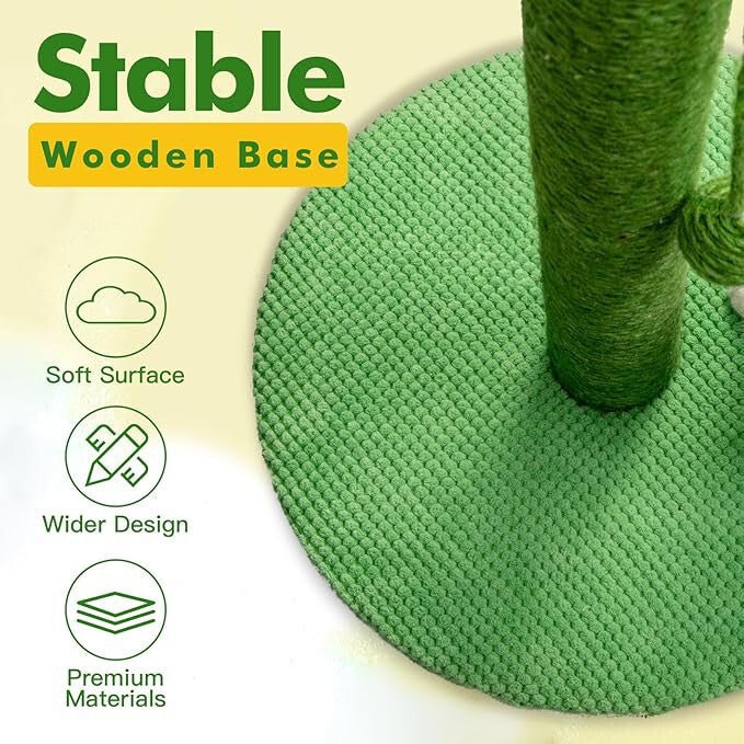 Morapets Kaktusz Alakú Macska Kaparófa - 58 cm Magas - BShopyX001NL4V8P_6