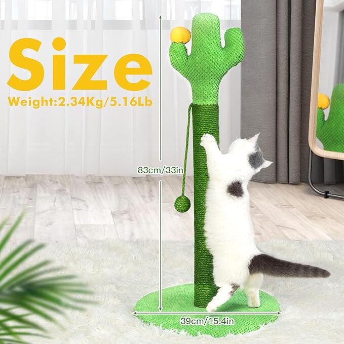 Morapets Kaktusz Alakú Macska Kaparófa - 83 cm magas - BShopyX001ANRPE3_2