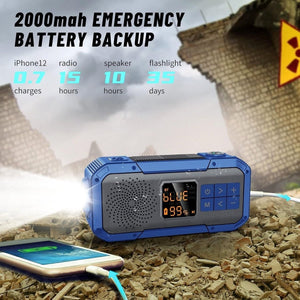 Multifunktionsradio – Bluetooth, Powerbank und Notlicht - BShopy