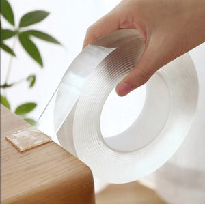 NanoGrip Kétoldalú Átlátszó Ragasztószalag – 5 db, 3 m - es - BShopy