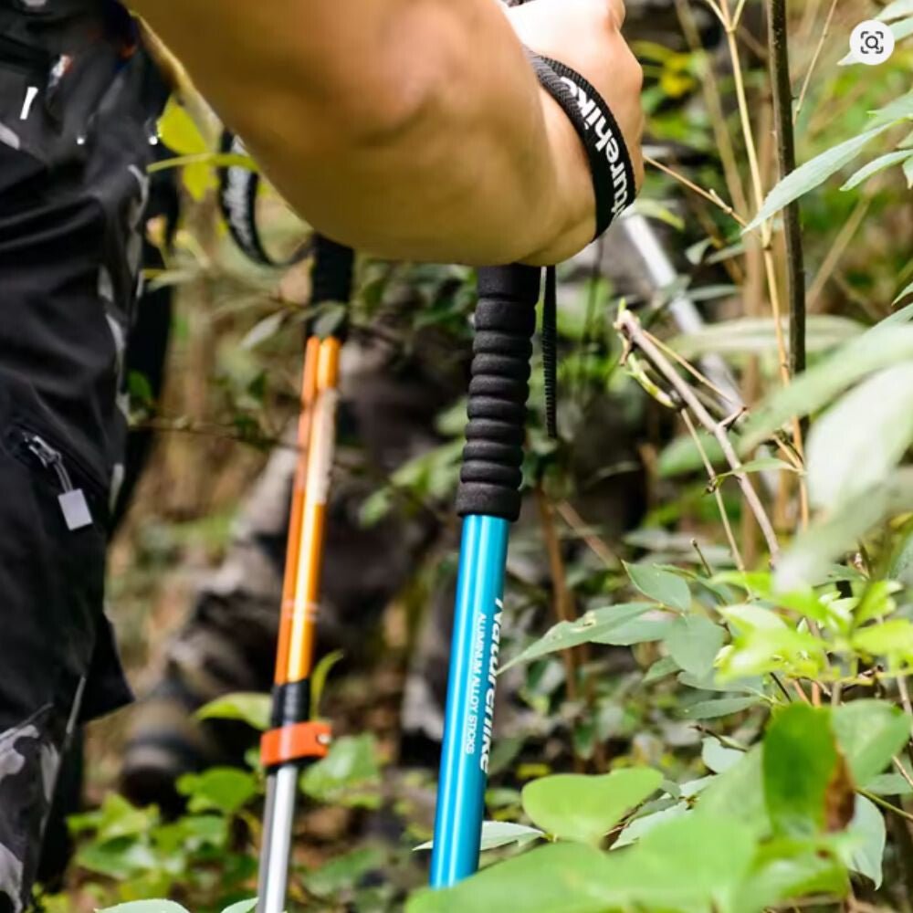 Naturehike Alumínium Túrabot – 3 Részes, 61–135 cm, EVA Markolattal, Kék - BShopy