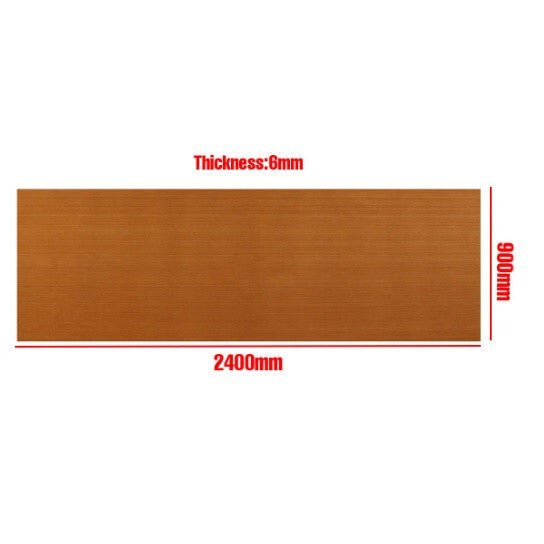 Öntapadós EVA Hajópadló Burkolólap 2400x900x6 mm - Világosbarna Teak Minta, Csúszásmentes, Vízálló - BShopy921044291236_4