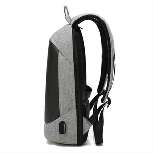 PHILLY ACTIVE - WEAR Laptop Hátizsák 16 Hüvelykes, USB Töltősi Lehetőséggel (Szürke) - BShopy