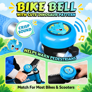 Fahrradklingel im Dinosaurier-Design für Kinder