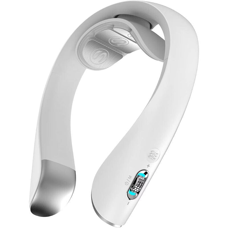 SKG K5 Pro Mikroáramos Nyakmasszírozó – Fehér, Rezgés + Meleg, TENS - BShopy6944527436970_0