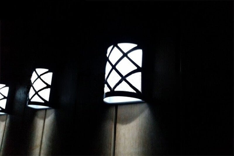 SOLAR Napelemes Kerti Falra Szerelhető Dekorlámpa - BShopySYYJ586AB_4