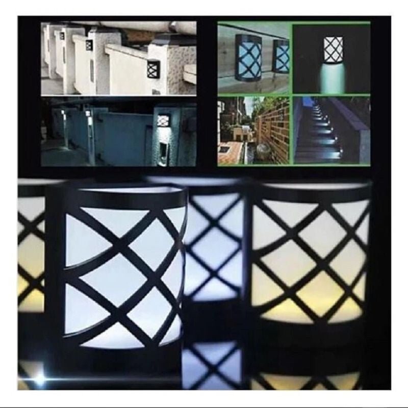 SOLAR Napelemes Kerti Falra Szerelhető Dekorlámpa - BShopySYYJ586AB_0