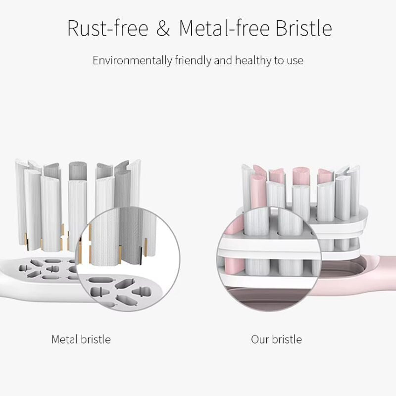 Soocas Elektromos Fogkefe Pótfej – 2 Db, Rózsaszín - BShopy6970237663368_4