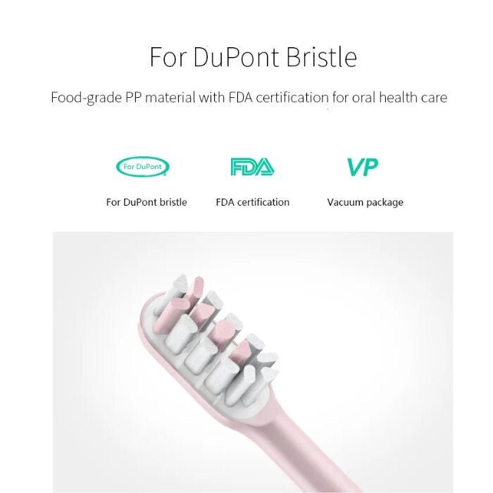 Soocas Elektromos Fogkefe Pótfej – 2 Db, Rózsaszín - BShopy6970237663368_3