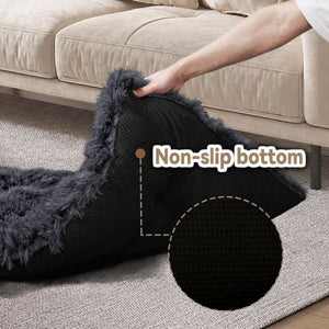 TEFOMATE kurzfloriges Plüsch-Hundebett-BShopy
